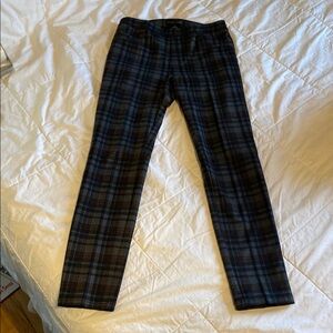 Plaid Trousers in grey and Black